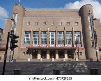 LIVERPOOL, UK - CIRCA JUNE 2016: Liverpool Philharmonic Hall