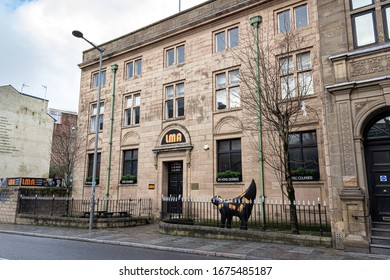 Liverpool / UK - January 12 2020: Liverpool Media Academy Performing Arts College, Duke Street, Liverpool