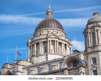 Liverpool UK Sept 2022 Cunard Building And Port Of Liverpool Building Pier Head