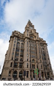 Liverpool, UK- Sept 7, 2022: Cunard Office Building In Liverpool England