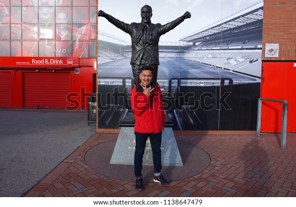 Liverpool Anfield Road Liverpool FC Retro Schild
