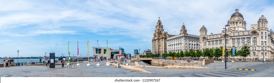 Liverpool Waterfront And Pier Head, UK