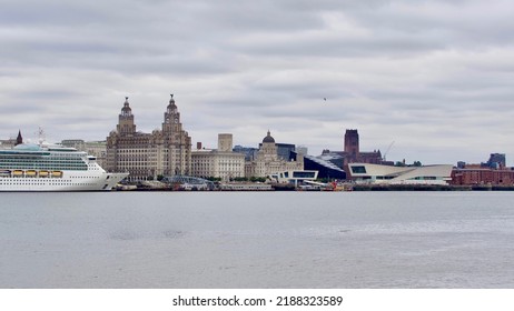 Liverpool Waterfront And River Mersey 