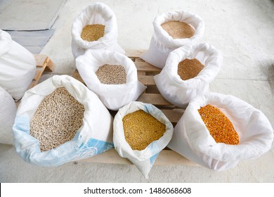 Livestock Feed; Peas, Corn, Oats, Bran