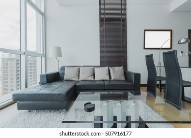 Living Room Of Loft Apartment