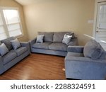 Living room sofa and loveseat set