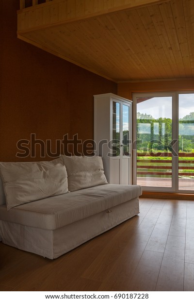 Living Room Wooden Organic House Wooden Stock Photo Edit Now