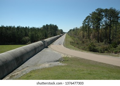 Livingston, Louisiana, USA - 2019: The Laser Interferometer Gravitational-Wave Observatory (LIGO), A Large-scale Physics Experiment And Observatory To Detect Cosmic Gravitational Waves.