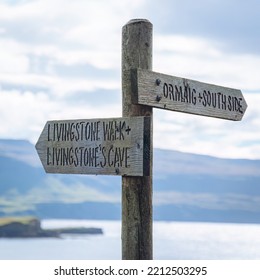 Livingstone Walk On The Isle Of Ulva In Scotland