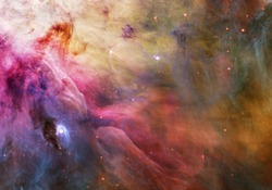 LL Ori And The Orion Nebula, Close-up Of Cosmic Clouds And Stellar Winds Features LL Orionis, Interacting With The Orion Nebula Flow, Elements Of This Image Are Furnished By NASA.
