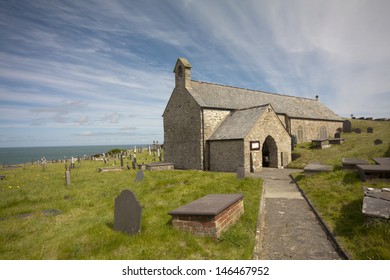 Llanbadrig Church On Anglesey, Wales