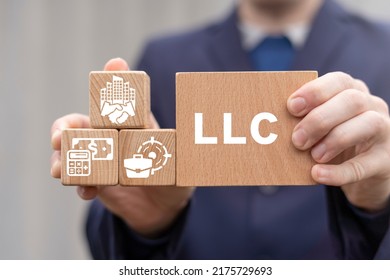 LLC Limited Liability Company Business Concept.