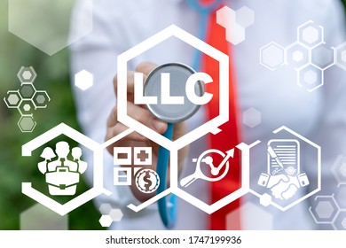 LLC Limited Liability Company Concept. Incorporation Legal Enterpreneur.