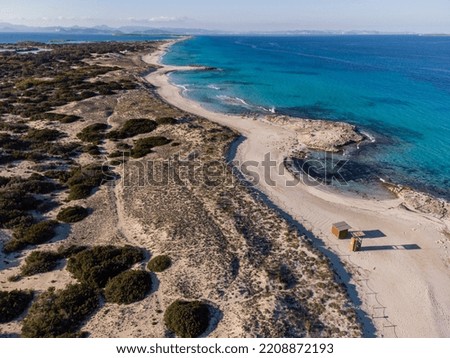 Llevant beach, Formentera, Pitiusas Islands, Balearic Community, Spain