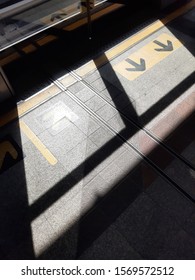 Llight and shadow in the train station