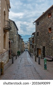 Llivia Is A Town In The Comarca Of Cerdanya, Province Of Girona, Catalonia, Spain