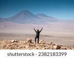 The Llullaillaco Volcano, often spelled as Licancabur, is a prominent stratovolcano located on the border of Chile and Bolivia in the Andes Mountains