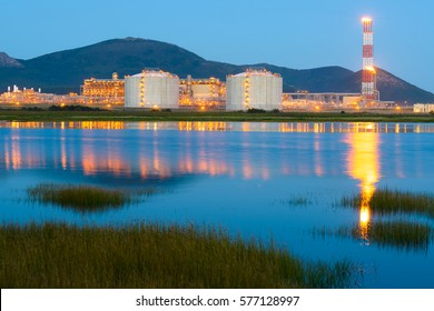 LNG Plant, Sakhalin Island, Russia