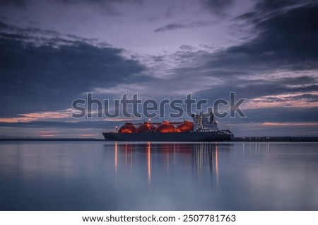 Similar – Image, Stock Photo Out of the Harbour Water