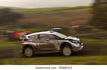 Lnyn Brenig / Wales - October 29 2017: Wales Rally GB, Elfyn Evans