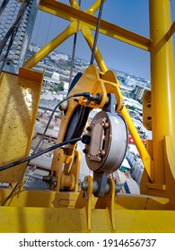 Load Cell Of Tower Crane Which Electrician Repare.