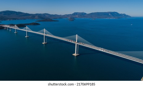 Load testing of the Peljesac bridge, Croatia - Shutterstock ID 2170699185