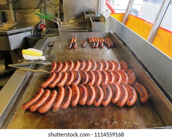                             Loaded Hot Dog At The Ballpark   