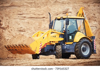 Loader Excavator With Backhoe