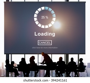 Loading Bar Load Waiting Indicator Concept