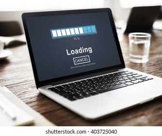 Loading Bar Load Waiting Indicator Concept