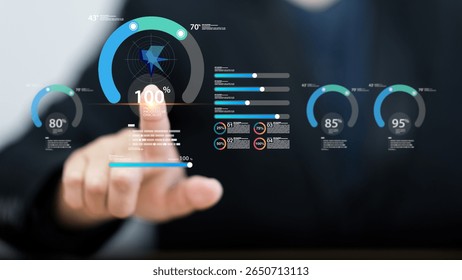 Loading bar tracks project progress with checklist and task completion, enhancing productivity and goal management for business success and certificate achievement