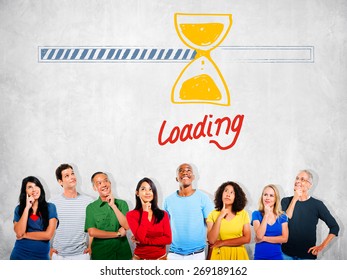 Loading Data Information Transfer Digital Internet Concept