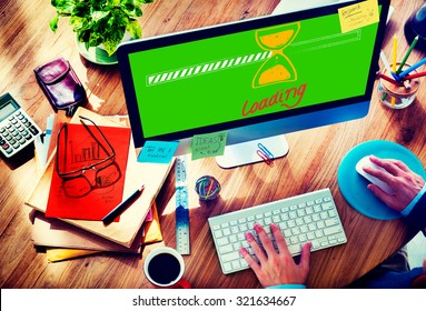Loading Data Information Transfer Digital Internet Concept