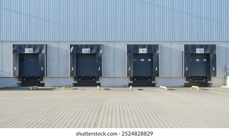 loading docks of a warehouse