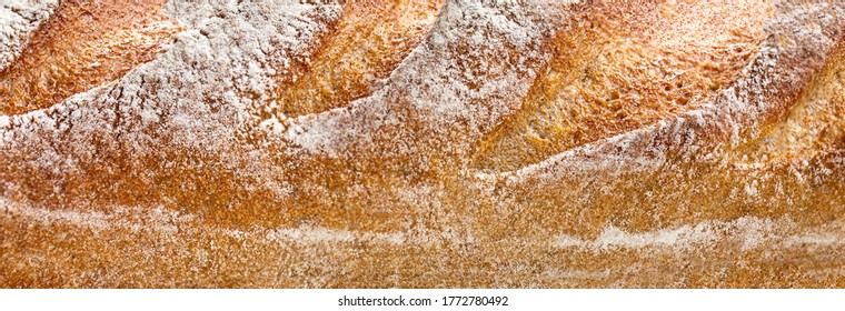 Loaf of bread Background. Pattern. Close up