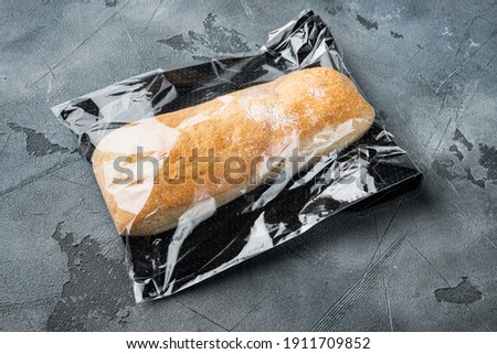 Similar – Image, Stock Photo bread in snack shop and person working