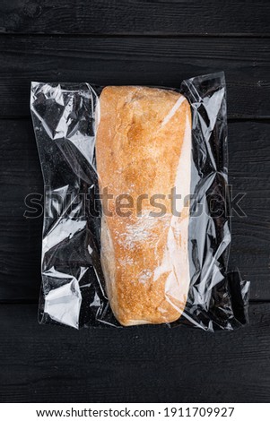 Similar – Image, Stock Photo bread in snack shop and person working