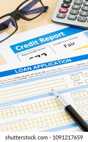 Personal Loan Application Form Fair Credit Stock Photo (Edit Now) 516807901