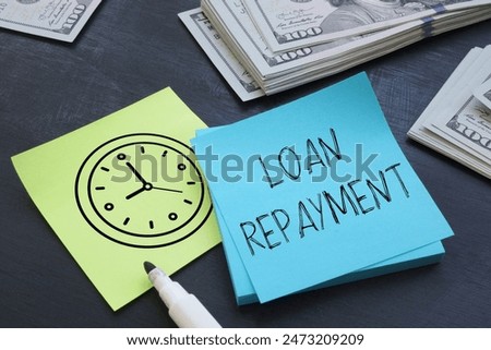 Loan Repayment is shown using a text