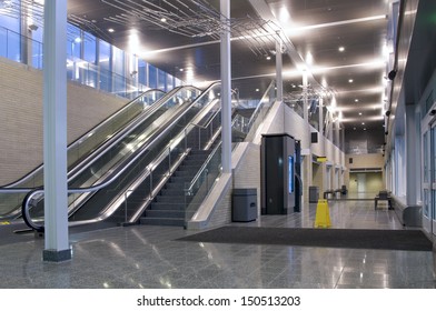 Lobby to Concourse of Multimodal Transit Center at Union Depot in Saint Paul Minnesota - Shutterstock ID 150513203