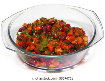 Lobio, Salad From A String Bean, Vegetarian Food.