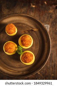 Lobster Croquette With Saffron Aioli 