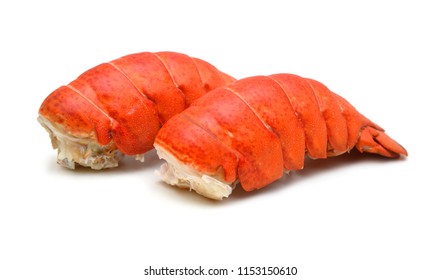 Lobster Tail Isolated On White Background