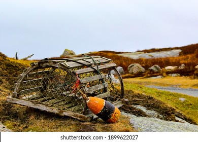 Lobster trap near Peggys Cove 