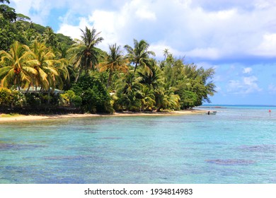 A Local Beach And A House In Huahine