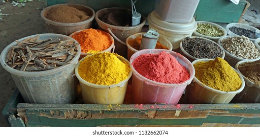 Local Food Market Of Mombasa In Kenya