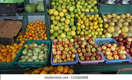 Local Food Market Of Mombasa In Kenya