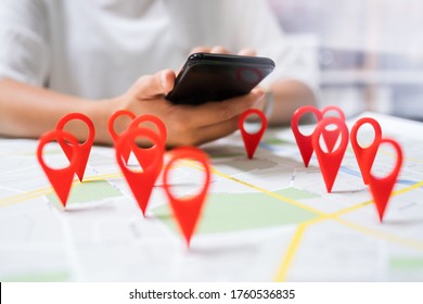 Local Map Pin Marker Search In  City