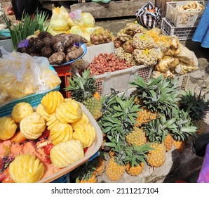 Local Market In Guci, Indonesia