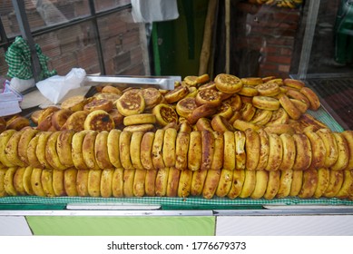 Local Street Food In Bogota, Colombia